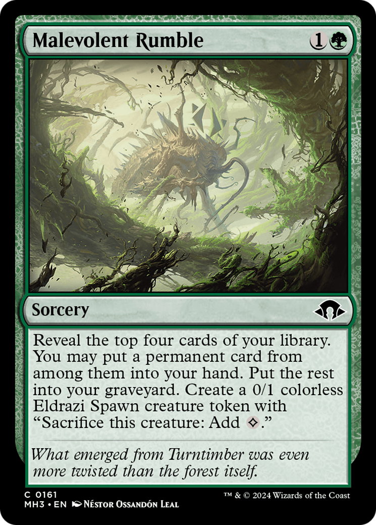 Malevolent Rumble (MH3-161) - [Modern Horizons 3]