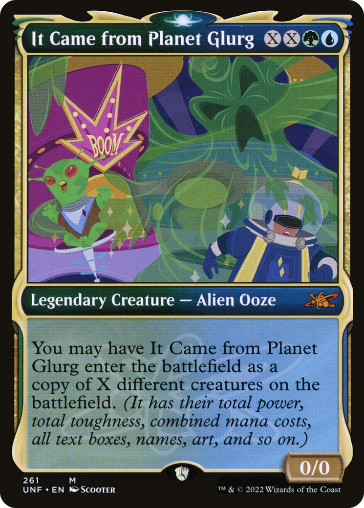It Came from Planet Glurg (UNF-261) - [Unfinity]: (Showcase) Foil