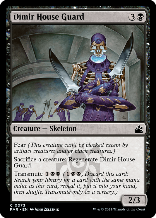 Dimir House Guard (RVR-073) - [Ravnica Remastered]