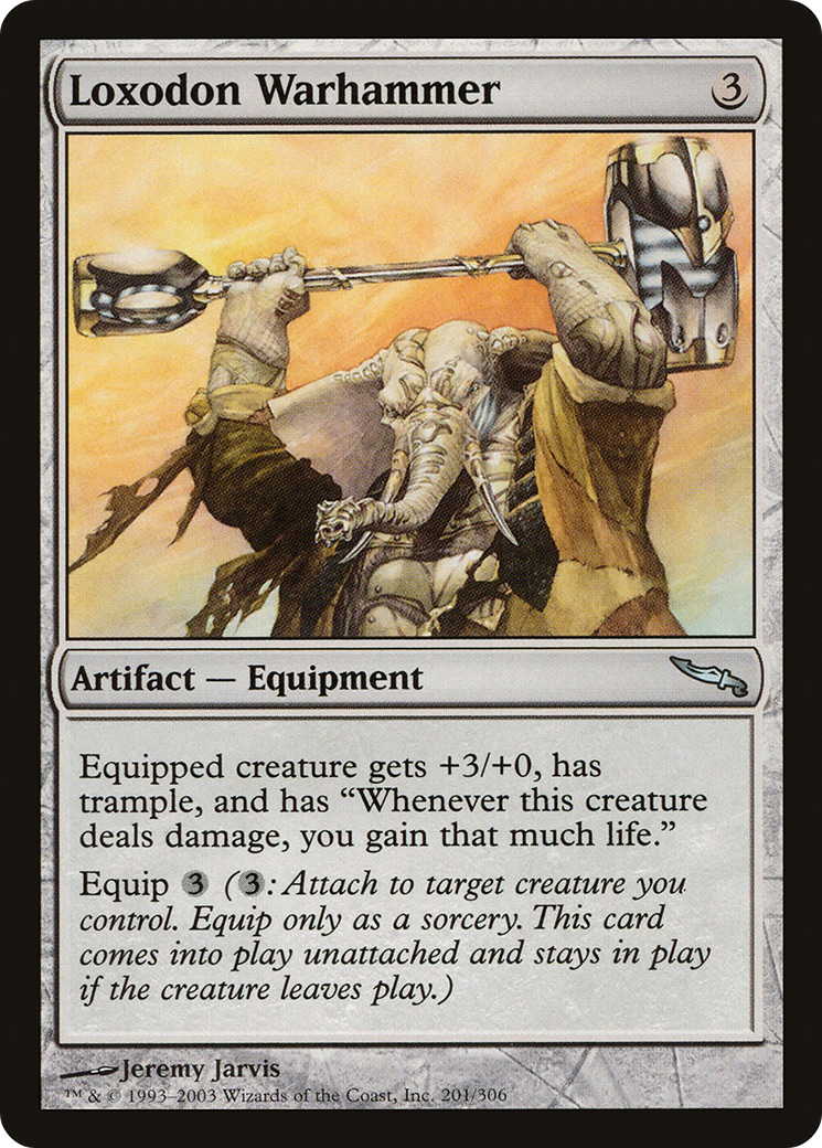 Loxodon Warhammer (MRD-201) - [Mirrodin]