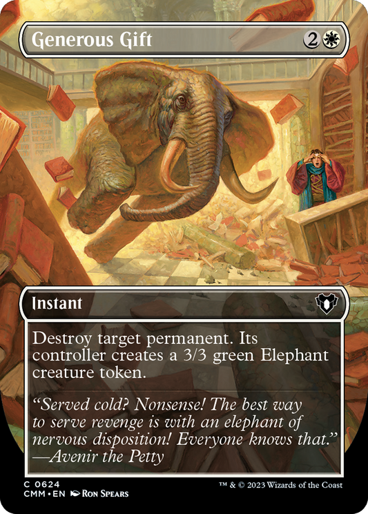 Generous Gift (CMM-624) - [Commander Masters] (Borderless)