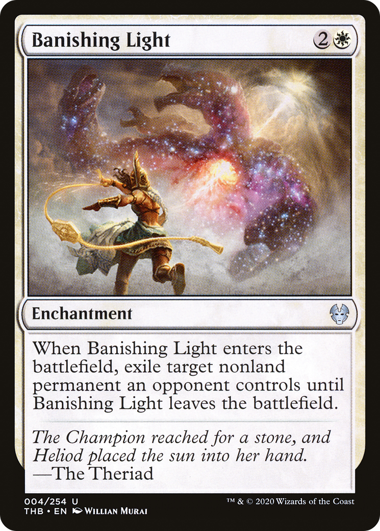 Banishing Light (THB-004) - [Theros Beyond Death] Foil