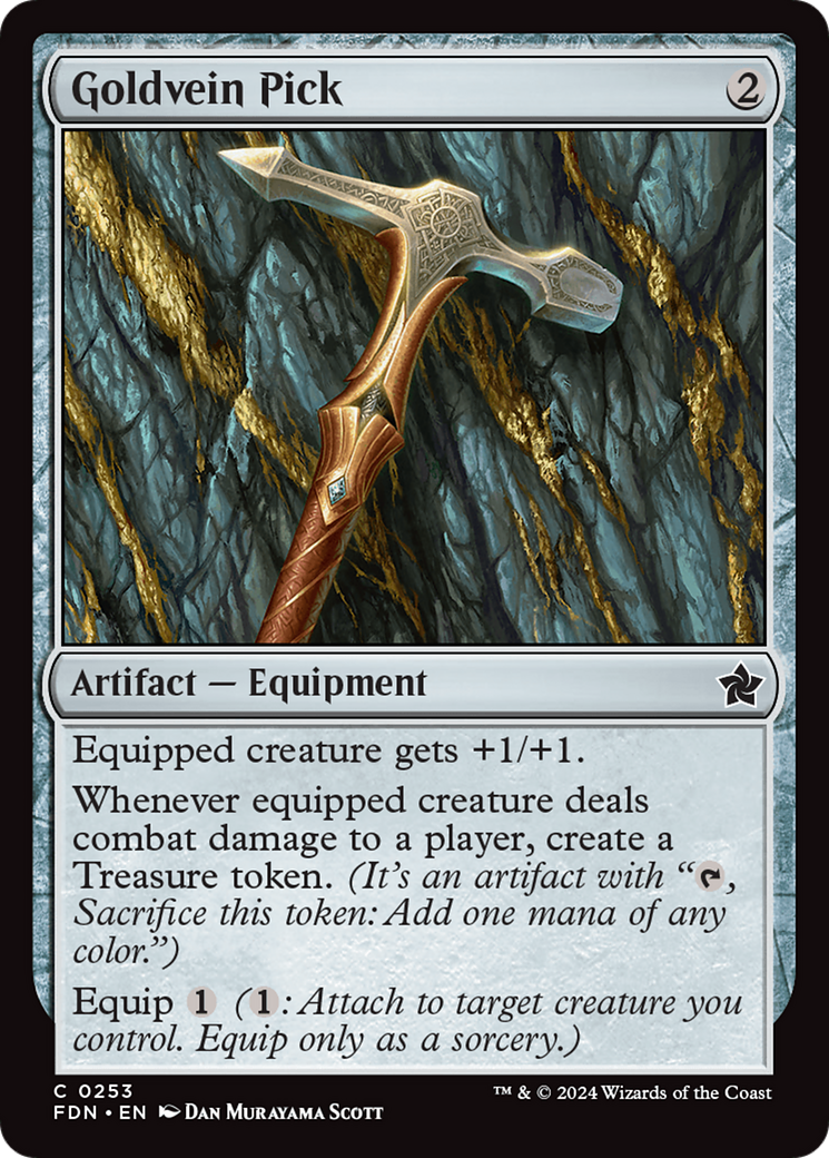 Goldvein Pick (FDN-253) - [Foundations] Foil