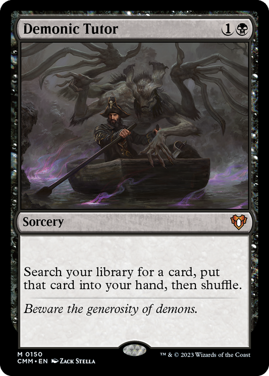 Demonic Tutor (CMM-150) - [Commander Masters]