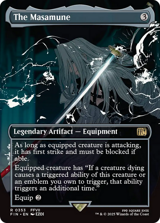 The Masamune (FIN-353) - [FINAL FANTASY] (Borderless) Foil