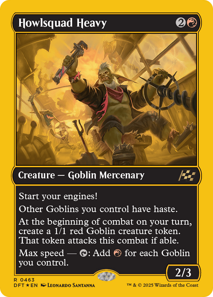 Howlsquad Heavy (First-Place Foil) (DFT-463) - [Aetherdrift] Foil