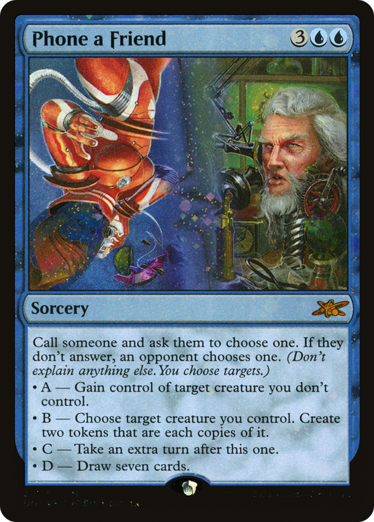 Phone a Friend (UNF-341) - [Unfinity] Foil