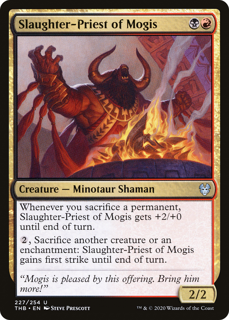 Slaughter-Priest of Mogis (THB-227) - [Theros Beyond Death] Foil