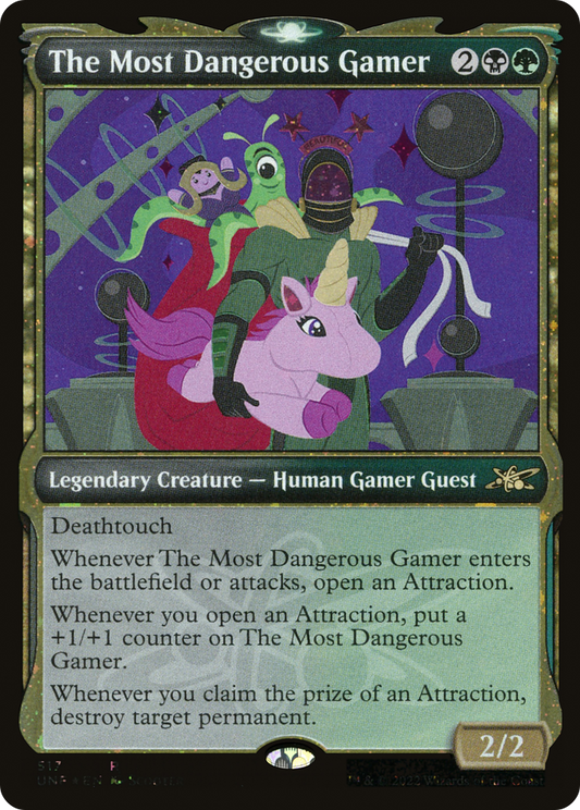 The Most Dangerous Gamer (UNF-517) - [Unfinity]: (Showcase) Foil