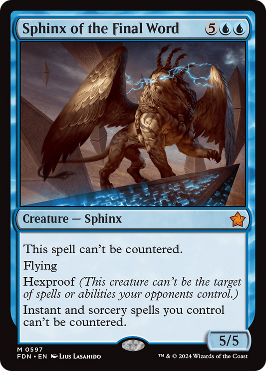 Sphinx of the Final Word (FDN-597) - [Foundations]