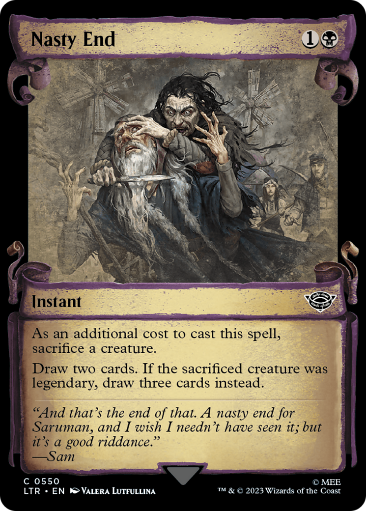 Nasty End (LTR-550) - [The Lord of the Rings: Tales of Middle-earth]: (Showcase)