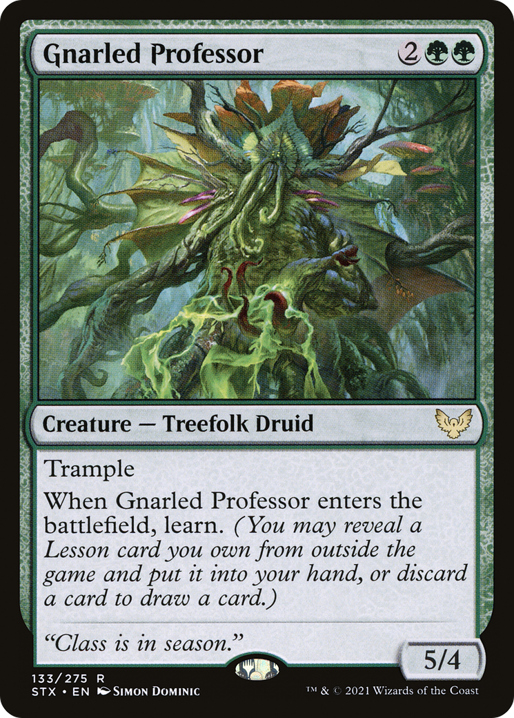 Gnarled Professor (STX-133) - [Strixhaven: School of Mages]