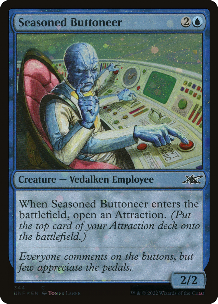 Seasoned Buttoneer (UNF-344) - [Unfinity] Foil