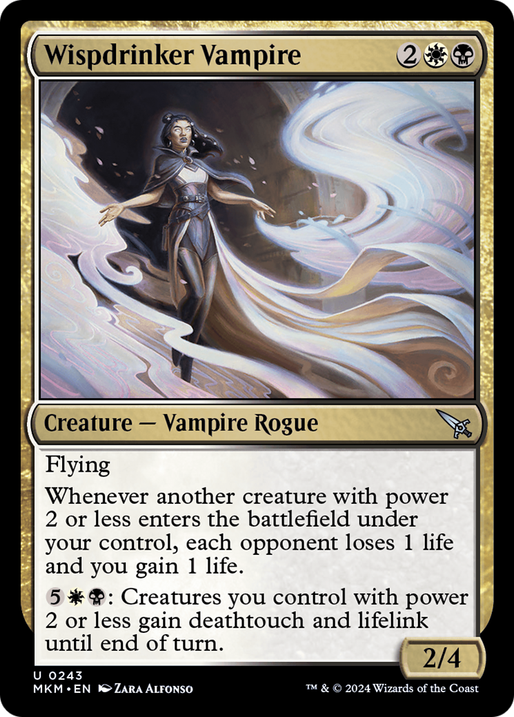 Wispdrinker Vampire (MKM-243) - [Murders at Karlov Manor] Foil