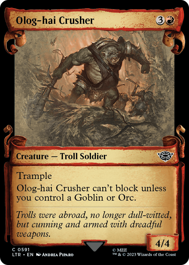 Olog-hai Crusher (LTR-591) - [The Lord of the Rings: Tales of Middle-earth]: (Showcase) Foil