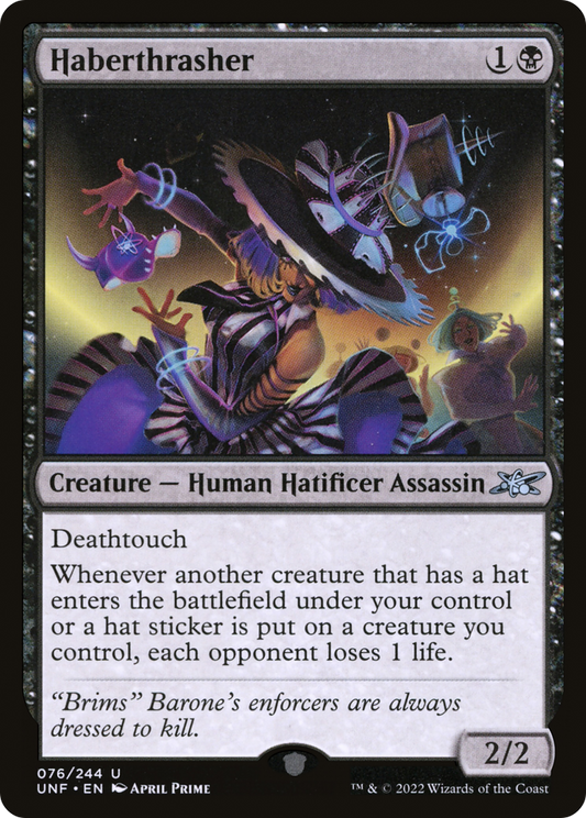 Haberthrasher (UNF-076) - [Unfinity] Foil