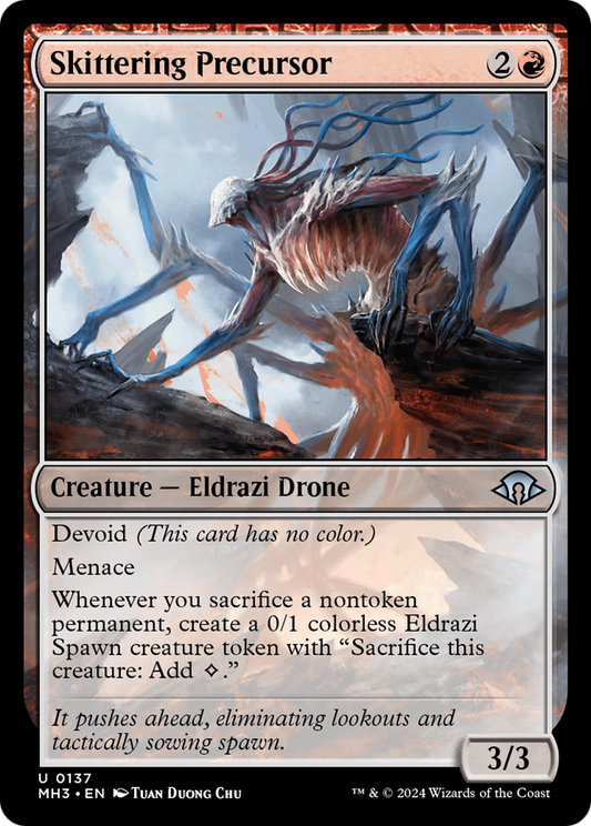 Précurseur Skittering (MH3-137) - [Modern Horizons 3] Foil 