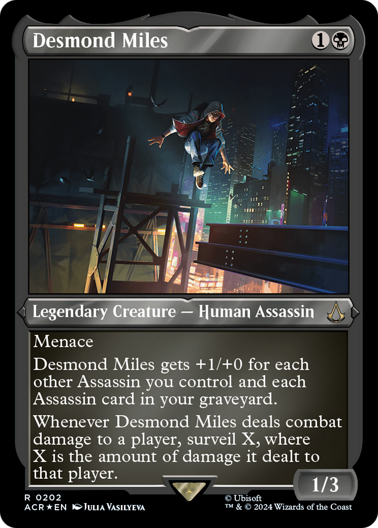 Desmond Miles (ACR-202) - [Assassin's Creed] Etched Foil