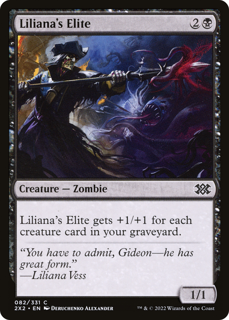 Liliana's Elite (2X2-082) - [Double Masters 2022] Foil