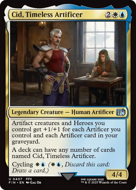 Cid, Timeless Artificer (0407) (FIN-407) - [FINAL FANTASY] Foil