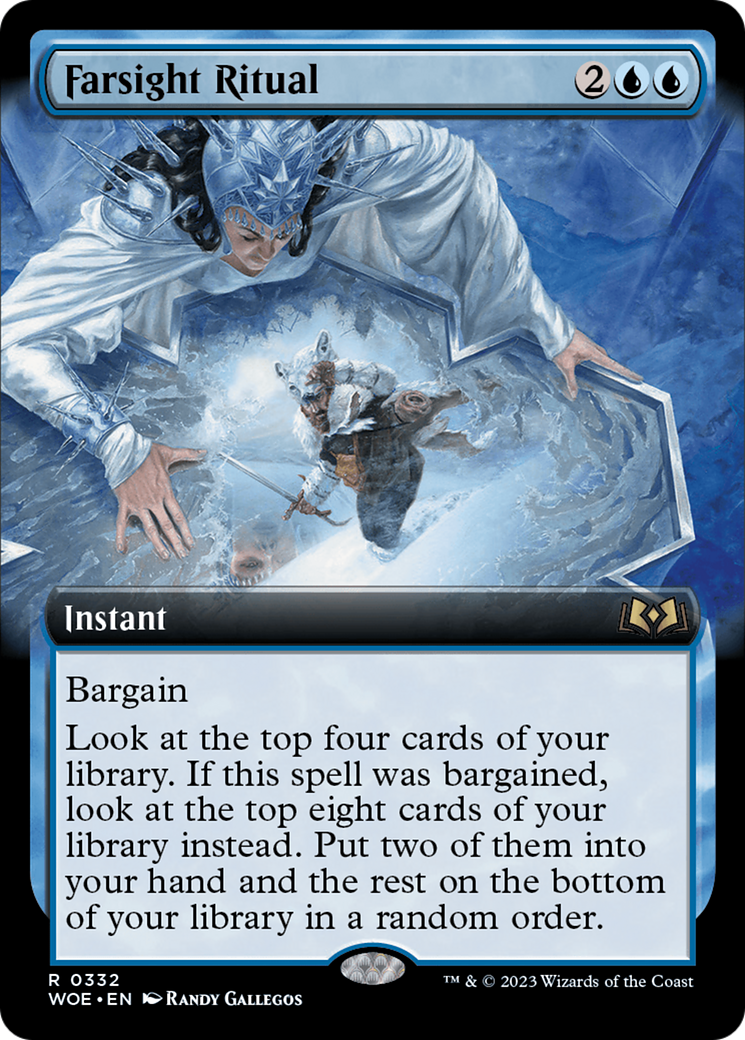 Farsight Ritual (Extended Art) (WOE-332) - [Wilds of Eldraine]: (Extended Art)