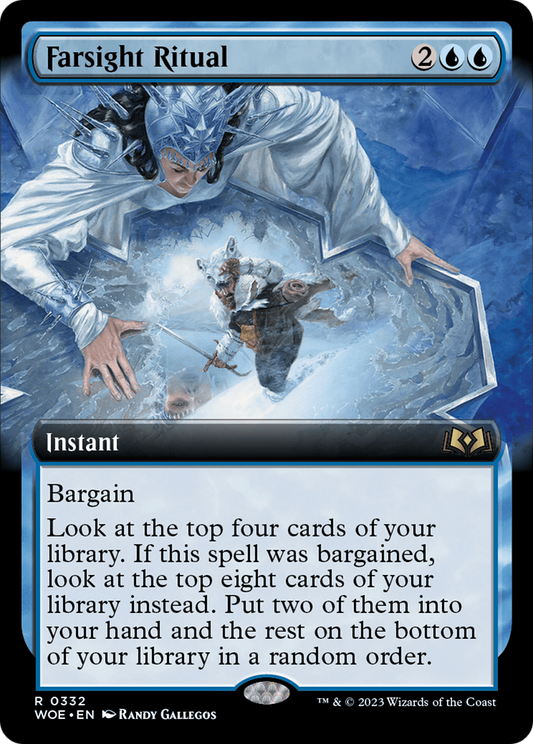 Farsight Ritual (Extended Art) (WOE-332) - [Wilds of Eldraine]: (Extended Art)