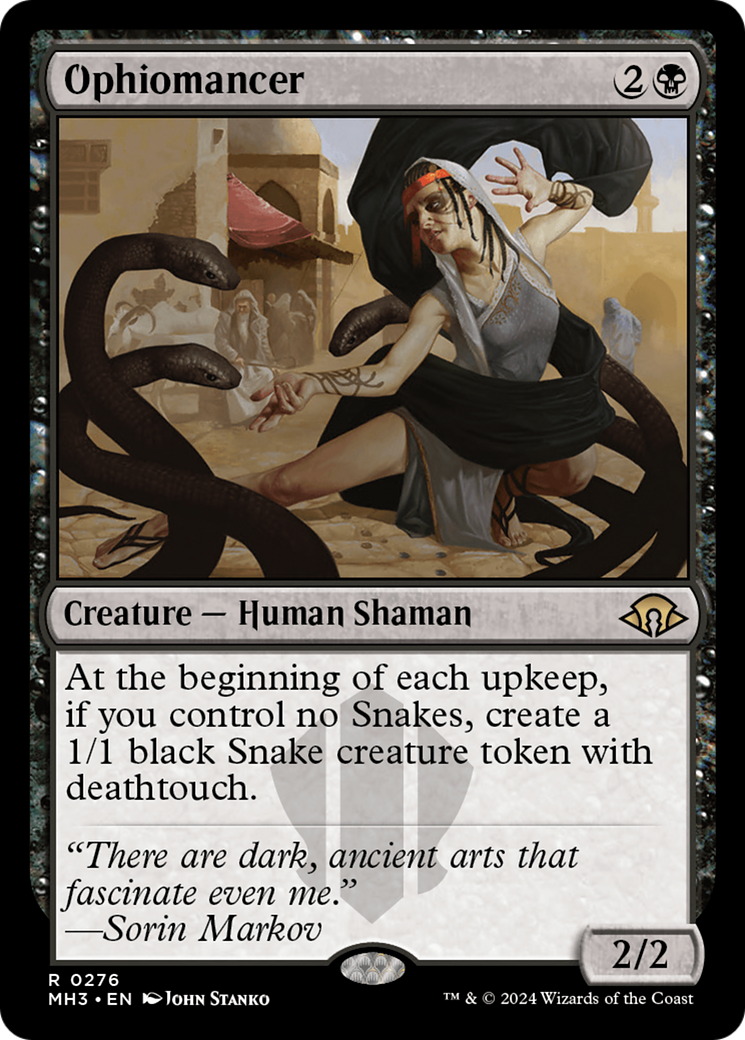 Ophiomancer (MH3-276) - [Modern Horizons 3] Foil