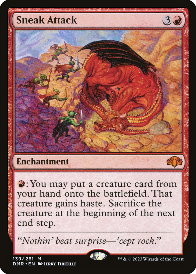 Sneak Attack (DMR-139) - [Dominaria Remastered]