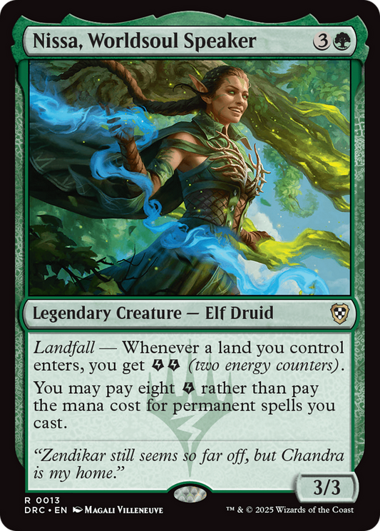 Nissa, Worldsoul Speaker (DRC-013) - [Commander: Aetherdrift]