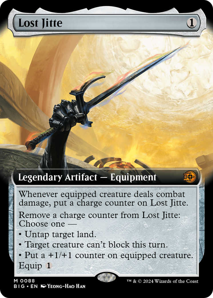 Lost Jitte (BIG-088) - [The Big Score] : (Extended Art) Foil 