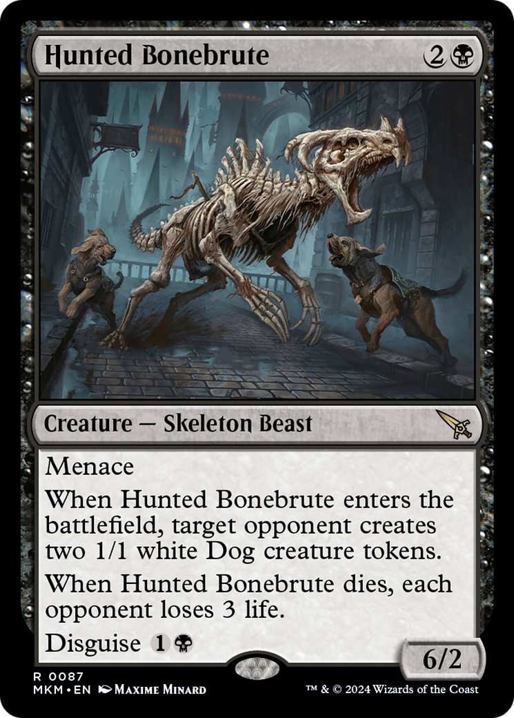 Hunted Bonebrute (MKM-087) - [Murders at Karlov Manor] Foil