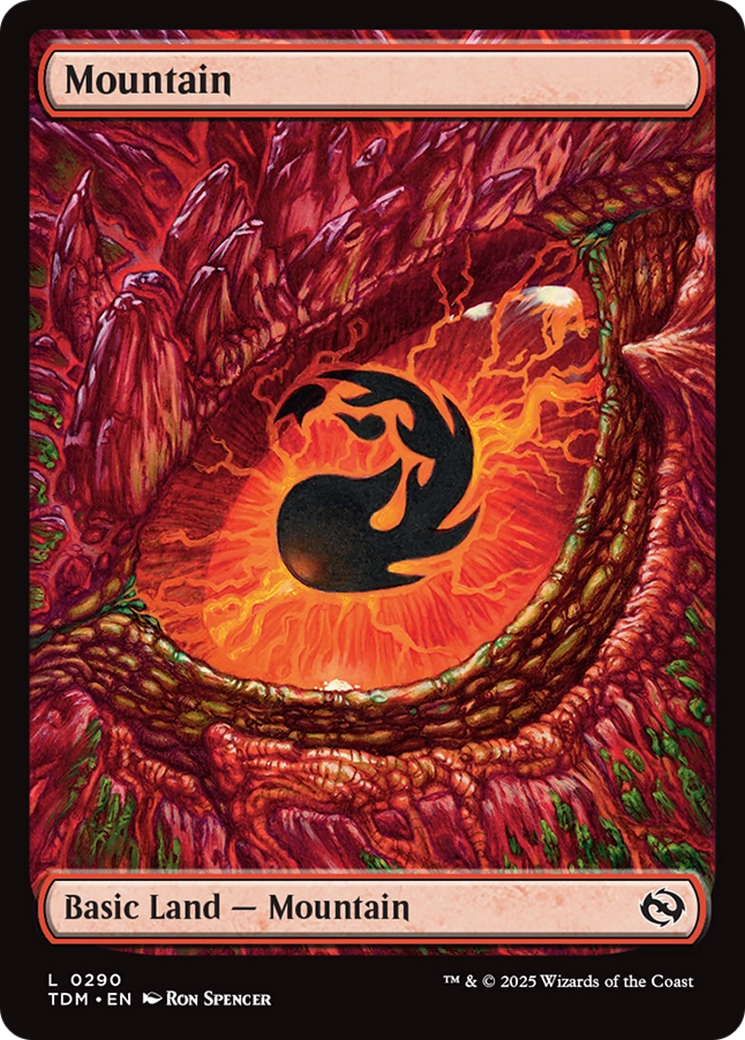 Mountain (TDM-290) - [Tarkir: Dragonstorm] Foil