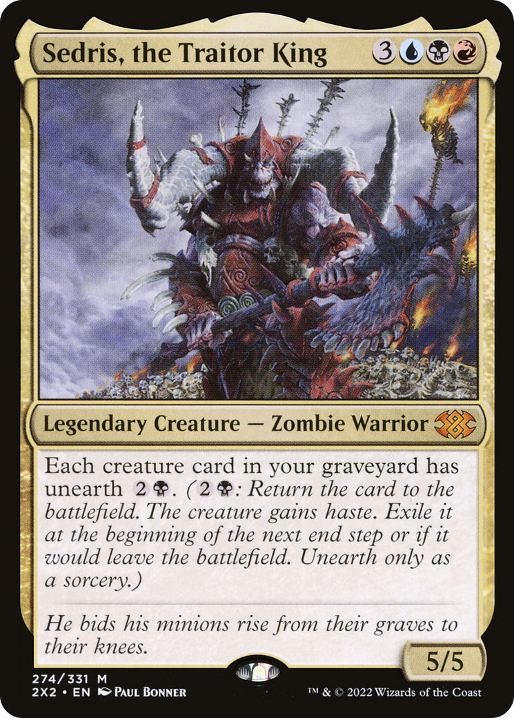 Sedris, the Traitor King (2X2-274) - [Double Masters 2022] Foil