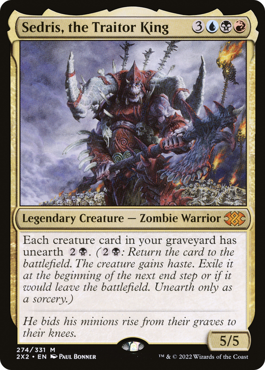 Sedris, the Traitor King (2X2-274) - [Double Masters 2022] Foil
