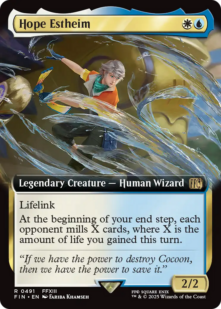 Hope Estheim (FIN-491) - [FINAL FANTASY]: (Extended Art) Foil