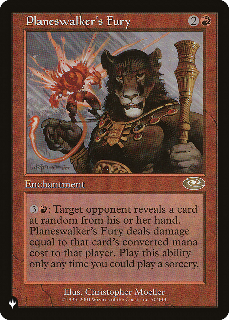 Planeswalker's Fury (LIST-PLS-70) - [The List]