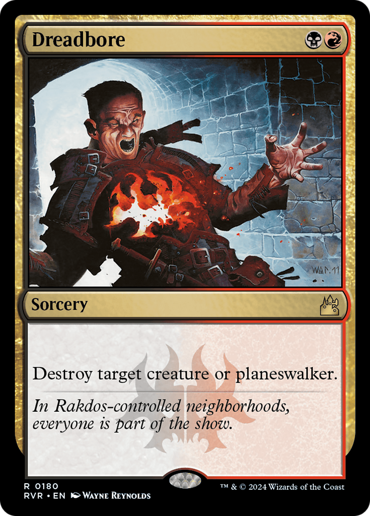 Dreadbore (RVR-180) - [Ravnica Remastered] Foil