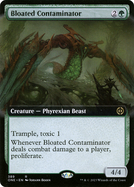 Bloated Contaminator (ONE-389) - [Phyrexia: All Will Be One]: (Extended Art)