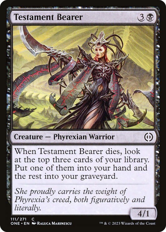 Testament Bearer (ONE-111) - [Phyrexia: All Will Be One] Foil