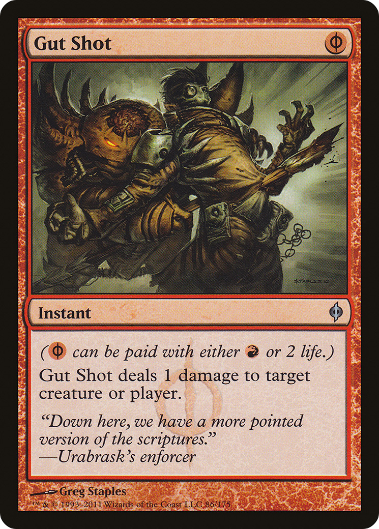 Gut Shot (NPH-086) - [New Phyrexia]