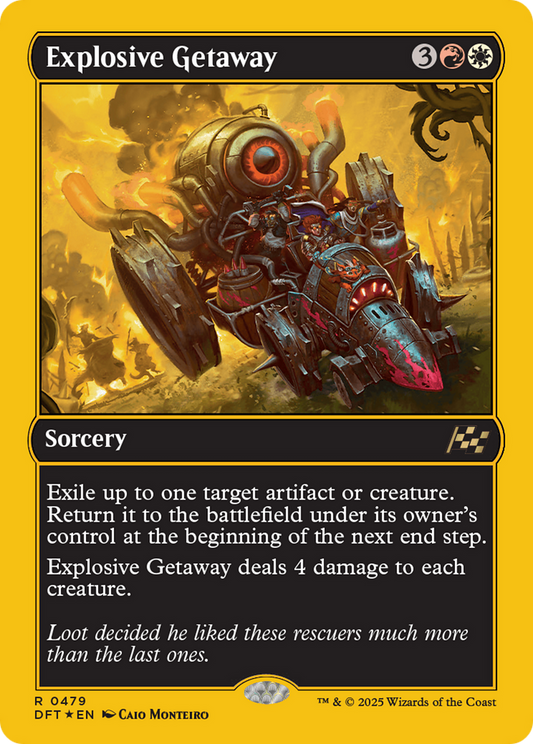 Explosive Getaway (DFT-479) - [Aetherdrift] Foil