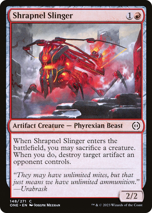 Shrapnel Slinger (ONE-148) - [Phyrexia: All Will Be One] Foil