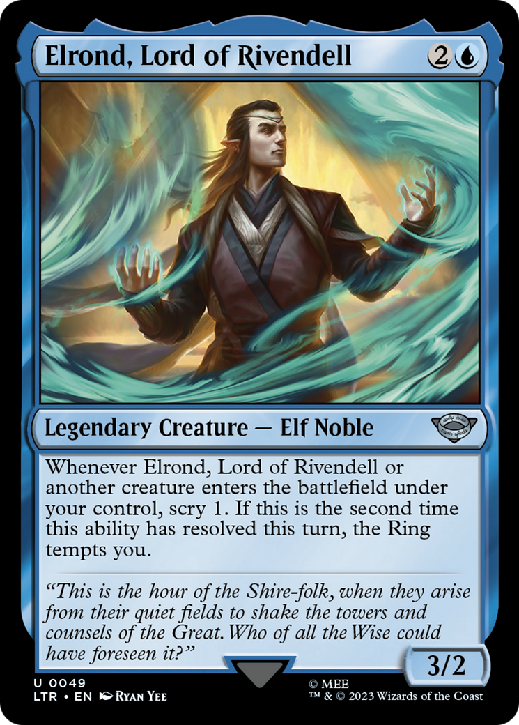 Elrond, Lord of Rivendell (LTR-049) - [The Lord of the Rings: Tales of Middle-earth]