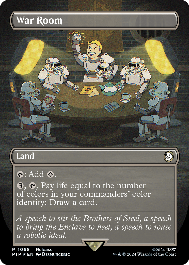 War Room (Borderless) (LARP-1068) - [Fallout] (Borderless) Foil