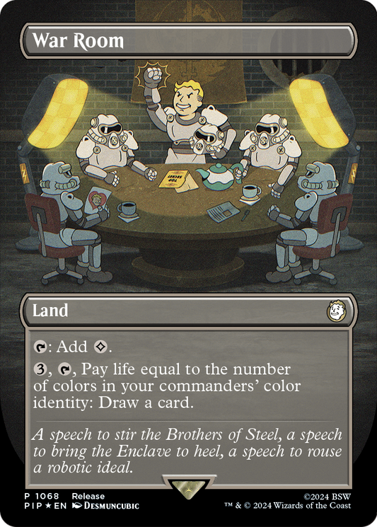 War Room (Borderless) (LARP-1068) - [Fallout] (Borderless) Foil