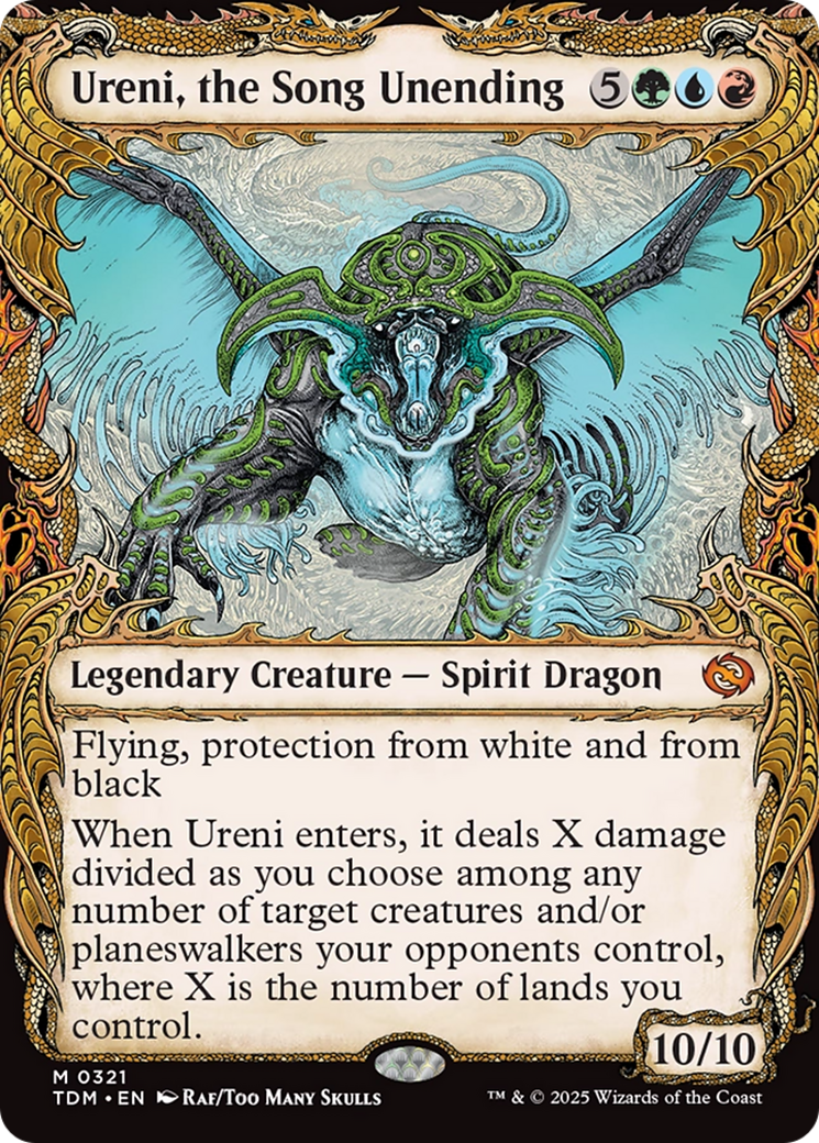 Ureni, the Song Unending (Showcase) (TDM-321) - [Tarkir: Dragonstorm]: (Showcase)
