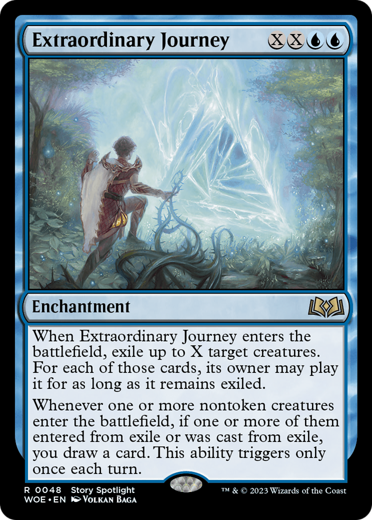 Extraordinary Journey (WOE-048) - [Wilds of Eldraine] Foil
