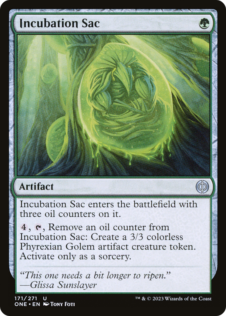 Incubation Sac (ONE-171) - [Phyrexia: All Will Be One] Foil