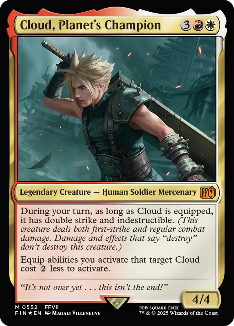 Cloud, Planet's Champion (FIN-552) - [FINAL FANTASY] Foil