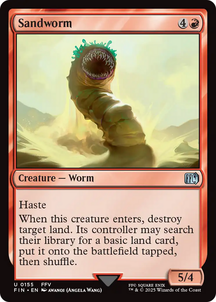 Sandworm (FIN-155) - [FINAL FANTASY] Foil